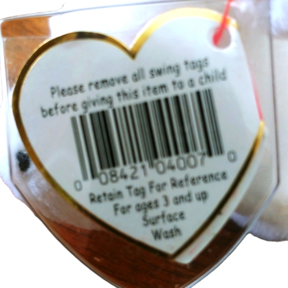 Ty Beanie Babies - Mystic White Unicorn 1994 **RARE, ERRORS** (Retired, … - Picture 3 of 10